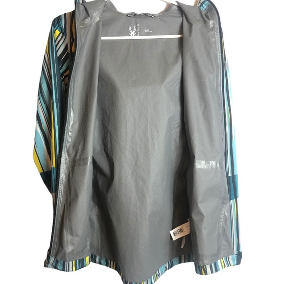 Spyder | Jackets & Coats | Spyder Surge Shell Jacket Freeze Strip Print ...